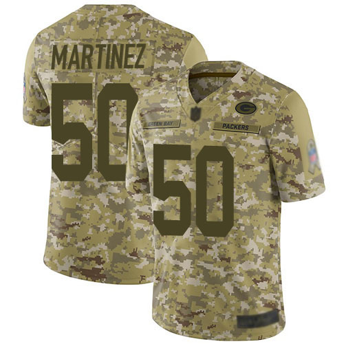 Green Bay Packers Limited Camo Men #50 Martinez Blake Jersey Nike NFL 2018 Salute to Service